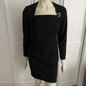 Hugo Buscati - Long Sleeve Little Black Dress
